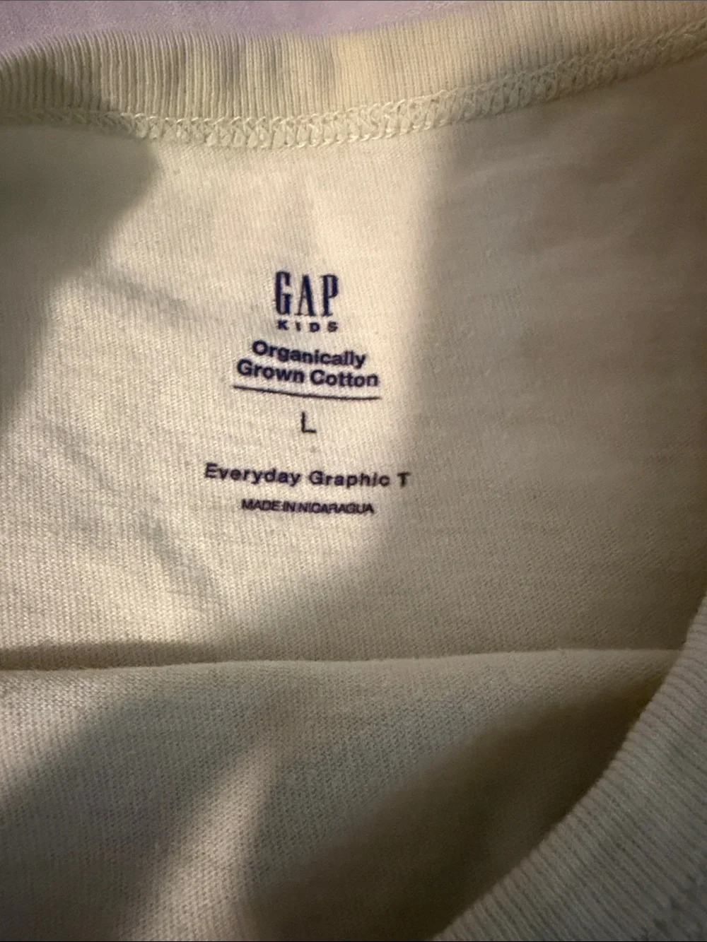 GAP Yellow Tee with Blue Longboard Graphic